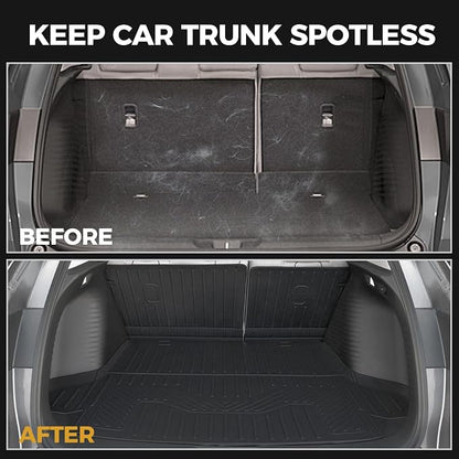 Floor Mats for Honda HR-V 2023-2026, All Weather Floor Mats Trunk Cargo Liner with Backrest Protectors and Door Sill Guards Accessories, Full Coverage Set