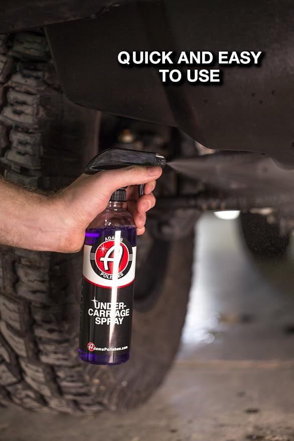 Adam's Polishes SiO2 Infused Invisible Undercarriage Spray (5 Gallon) - Quick and Easy to Use - Turn Your Wheel Wells Invisible - Leaves a Black Satin Finish
