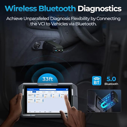TOPDON Bidirectional Scan Tool, 2026 New ArtiDiag900 Lite Automotive Diagnostic Tool for Full System, Scanner for Car with Active Test, 8 Reset, Wireless OBD2 Scanner Diagnostic Tool for All Vehicles