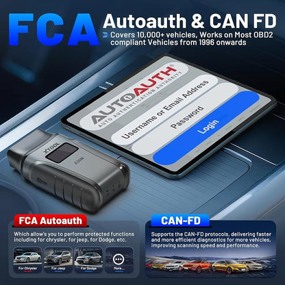 XTOOL A30M V2.0 OBD2 Scanner Diagnostic Tool, 26 Resets, All System, Wireless Bidirectional Scan Tool, Car Code Reader for EPB/Throttle/Crank Sensor Relearn, Lifetime Free Update, Android & iOS