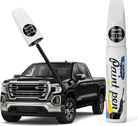Ebony Twilight GB8/WA384A Touch Up Paint Compatible with GMC, DIY Car Paint Scratch Repair, Automotive Paints, Quick & Easy Fix Scratch Repair for GMC Sierra/Terrain/Yukon/Acadia/Canyon/Savana