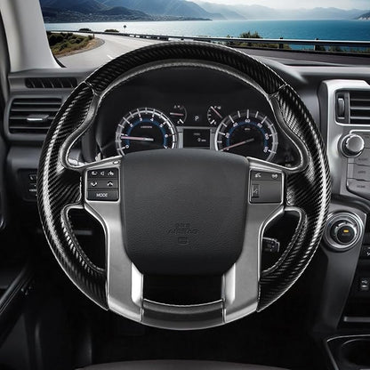 Fit for Toyota Steering Wheel Cover, Steering Wheel Cover for Tacoma(2012-2023) 4Runner(2010-2024) Tundra(2014-2021) Sequoia(2014-2022) Accessories (Matte Black)