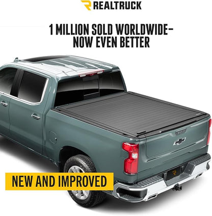 RealTruck Retrax RetraxPRO MX Retractable Truck Bed Tonneau Cover | 80484 | Fits 2020 - 2026 Chevy/GMC Silverado/Sierra 2500/3500HD (does not fit w/ factory side storage boxes) 6' 10" Bed (82.2")