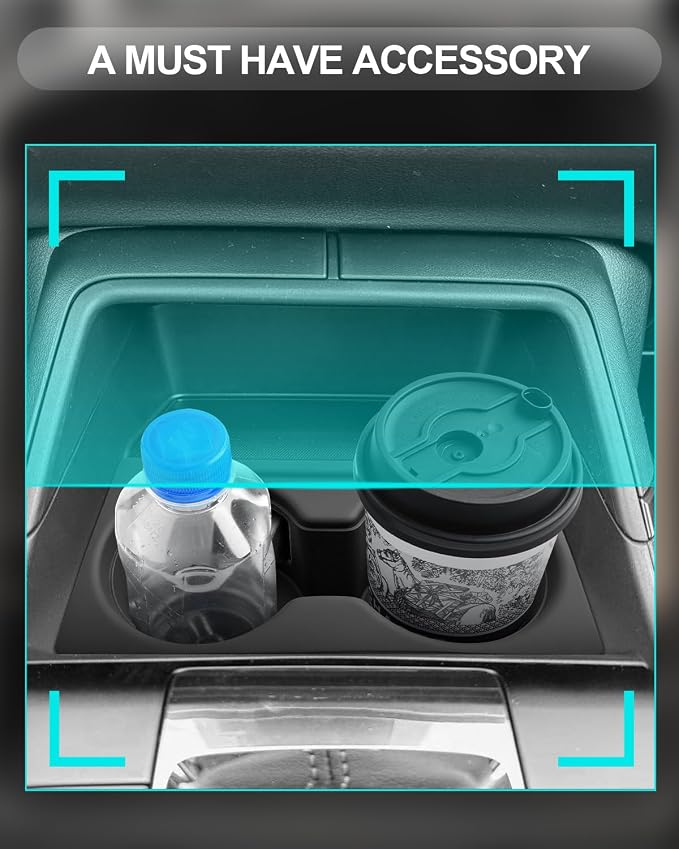 CDEFG for 2026 Mazda CX5 Center Console Organizer for 2026 Mazda CX-5 Accessories Silicone Cup Holder Insert