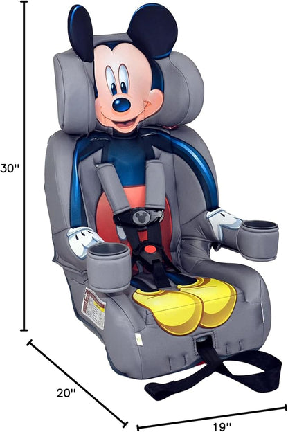 KidsEmbrace 2-in-1 Car Seat | Forward-Facing Harness (26.5–65 lbs) & Booster Mode (40–100 lbs) | Latch | Premium Fit with Multi-Position Headrest, Harness & Recline