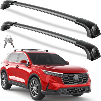 Wonderdriver 330lbsLockable Roof Rack Cross Bars Compatible with Honda CRV CR-V EX LX EX-L 2023-2026 (𝐖𝐈𝐓𝐇𝐎𝐔𝐓 𝐒𝐈𝐃𝐄 𝐑𝐀𝐈𝐋𝐒), Roof Rails Crossbars Cargo Bars Rooftop Carrier Luggage