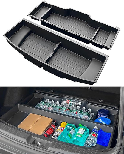 Heavy-Duty Trunk Organizer for 2023-2025 Honda CR-V, Insert Cargo Rear Hatch Hidden Storage Box fits CRV EX EX-L LX Touring Accessories