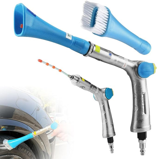 Cleaning Gun High Pressure Tornado Car Cleaning Gun with 2 Set Nozzle Car Washing Equipment Tool Car Detailing Kit Interior Cleaner for Car Quickly Blasts Dirt and Dust