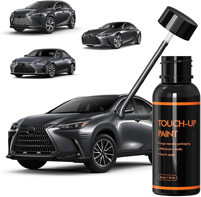 1L1 Cloudburst Gray Touch Up Paint for Lexus, DIY Car Paint Scratch Repair Kit, Automotive Paints, Quick & Easy Fix Scratch Repair for RX/NX/ES/IS/LC/UX/RC