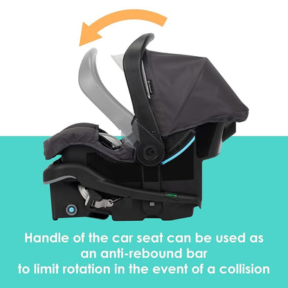 Baby Trend EZ-Lift™ PRO Infant Car Seat, Dash Midnight – Lightweight Premium Carry, Plush Infant Cushioning, Adjustable Harness Support