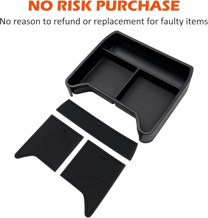 for VW ID.4 Lower Console Console Organizer Storage Tray Accessories Compatible with VW ID4 2021 2022 2023
