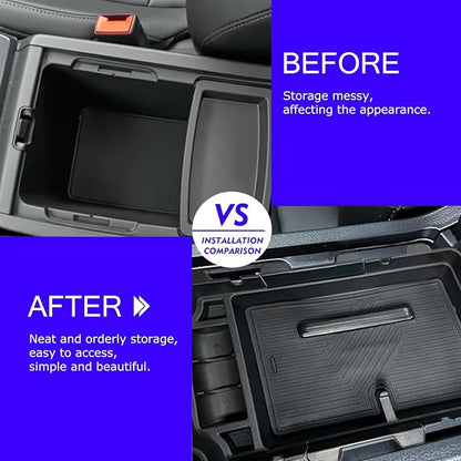 6pcs-2025 2026 Civic Center Console Organizer Hidden Storage Organizer for 2022-2026 Honda Civic 2026 Accessories 11th Gen Sedan Hatchback LX EX Sport Armrest Organizer(Not for Si/SporTouring)