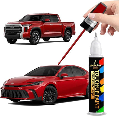 Supersonic Red (3u5) Touch Up Paint For Toyota Exact Match-Chips and Nicks 2 in 1 Car Paint Pen Scratch Rapair for Avalon/RAV4/Camry/Corolla/Highlander/Prius/Sequoia/Sienna/Tacoma
