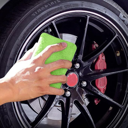 HOMEXCEL Microfiber Applicator Pads, Scratch-Free Car Wash Sponge for Cleaning, Premium Wax Foam Applicator Pads for Car Detailing, 5”x3”, 8 Pack, Green