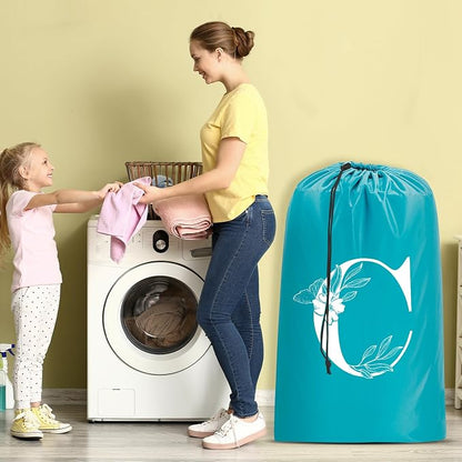 Sylfairy 2 Pack Extra Large Travel Laundry Bag, Dirty Clothes Organizer with Drawstring,Heavy Duty Travel Laundry Bags