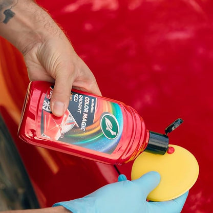 Turtle Wax 52711 Color Magic Car Paintwork Polish Restores Colour & Shine Red 500ml
