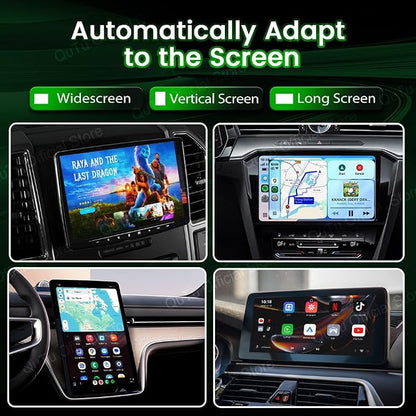 CarlinKit Wireless CarPlay Adapter CPC200-CP2A PRO: Wired CarPlay to Wireless CarPlay/Android Auto Upgrade & Android 12.0 System Unlock The, Built-in Net-Flix/You-Tube/TIK-Tok(Black)