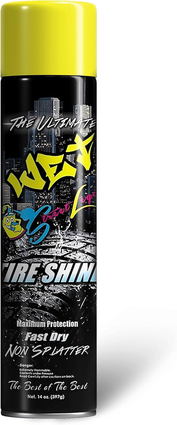Street Legal The Ultimate Wet Tire Shine 14oz Spray Can