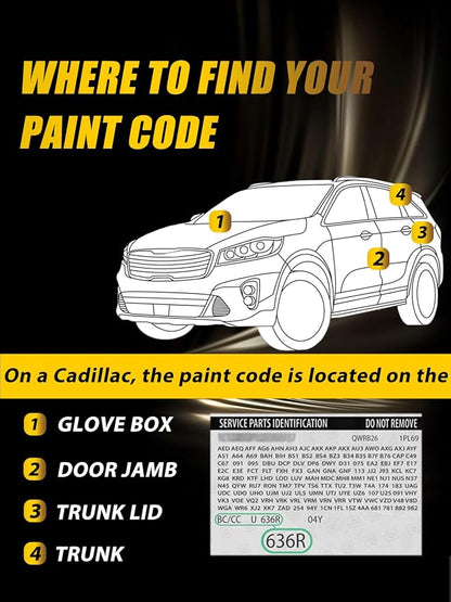 Touch Up Paint for Cadillac Opulent Blue Metallic(GTR/WA705U) Car Touch Up paint Genuine Exact Color Code Compatible With Cadillac Vehicle