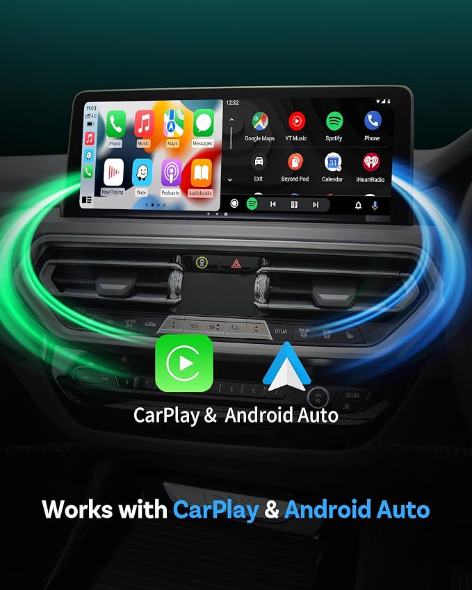 Ottocast Mini Nova (2026 Version) Wireless CarPlay Adapter, Plug & Play Dongle for iPhone & Android, 5s Auto Connect, Aluminum Alloy Shell, Better Heat Dissipation,Low-Latency,Steering-Wheel Ready
