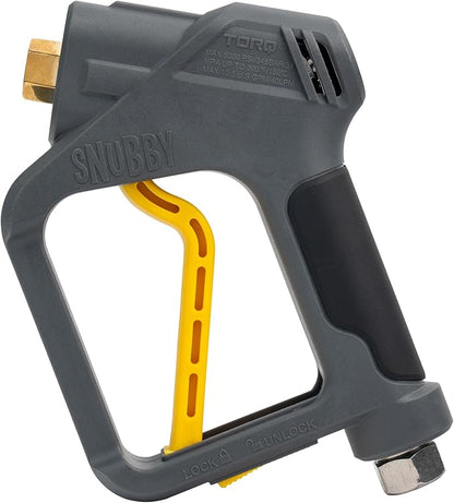 Chemical Guys Snubby Pressure Washer Gun with Foam Cannon Attachment - Short Handle for Gas and Electric Pressure Washers, Foam Sprayer Ideal for Car Washing, Detailing, and Home Cleaning Projects