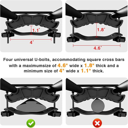 Wildroad Car Roof Cargo Carrier Combo of Upgraded 64"x 39"x 4" Roof Rack Cargo Basket with 21 Cubic ft Ultra Waterproof Anti-Tear Fabric Cargo Carrier Bag and Super Duty Bungee Cargo Net