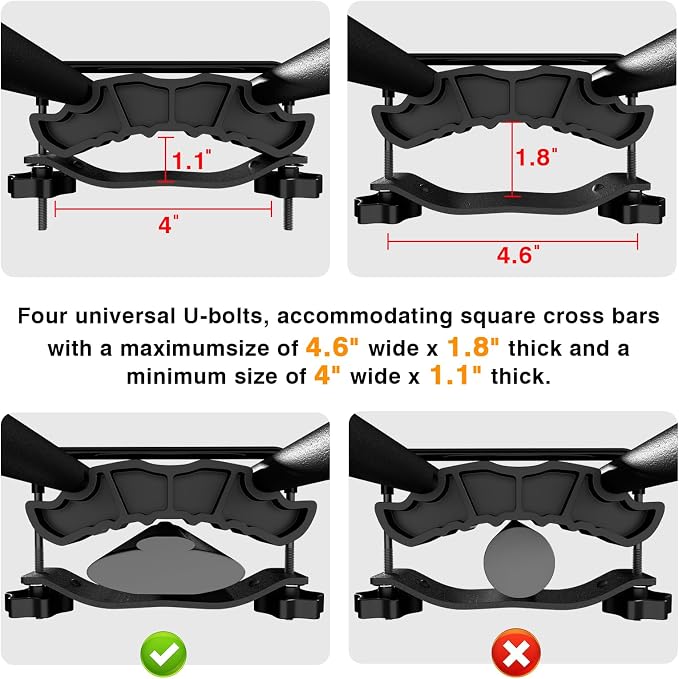 Wildroad Car Roof Cargo Carrier Combo of Upgraded 64"x 39"x 4" Roof Rack Cargo Basket, Super Duty Bungee Cargo Net. Universal Car Top Luggage Holder Carrier Basket Fits for SUV Truck Cars