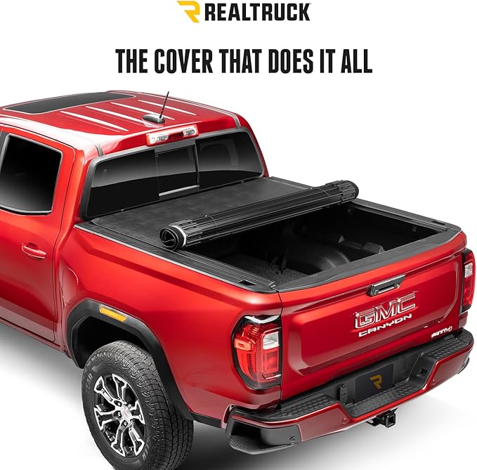 RealTruck TruXedo Sentry Hard Rolling Truck Bed Tonneau Cover | 1571801 | Fits 2014 - 2018, 2019 Limited/Legacy Chevy/GMC Silverado/Sierra 1500 5' 9" Bed (69.3")