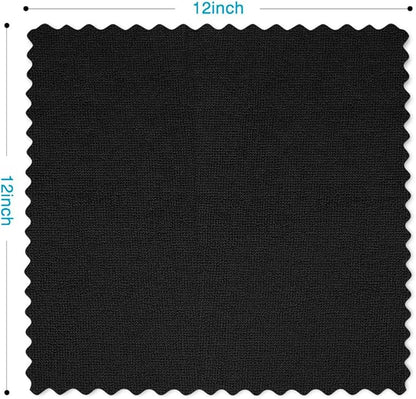 Orighty Microfiber Cleaning Cloth, 100 Pack Microfiber Towels for Cars, Multi-Purpose Shop Towels Cleaning Rags Bulk for Car, Home, Kitchen, 11.5’’ x 11.5’’, Black