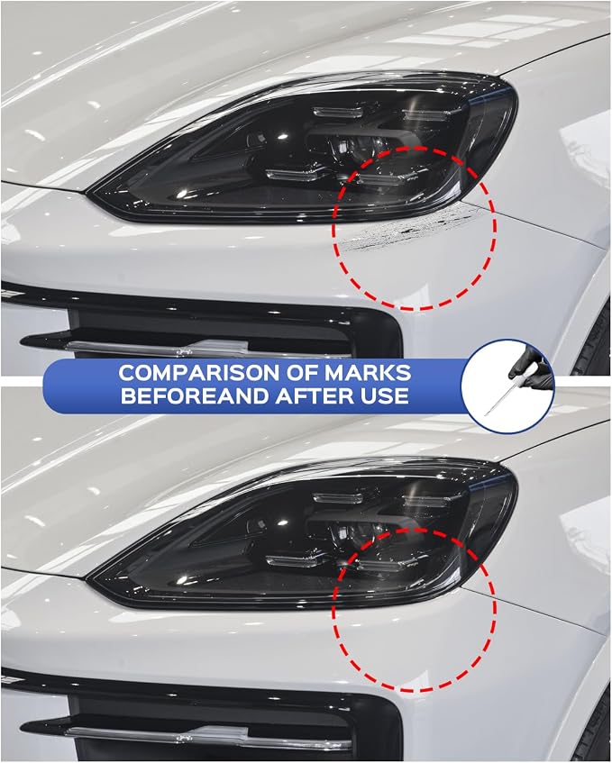 Jet Black Metallic (C9X/2T) Touch Up Paint Compatible with Porsche Exact Match Chips and Nicks Touch Up