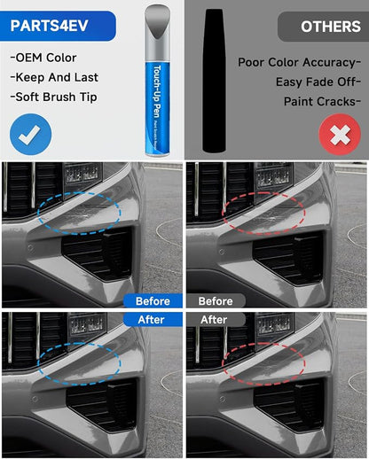 Touch Up Paint Compatible with Kia Exact Match Touch Up Paint Car Scratch Repair (Wolf Gray（C7S/US6）)