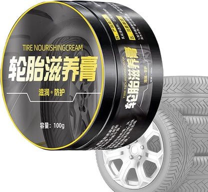 Car Tire Shine - 100g Auto Tire Gloss, Rubber Protectant | Vehicle Wheel Polish, Long Lasting Tire Coating, High Shine Tire Dressing, Liquid Tire Enhancer, Durable Car Detailer for Rubber Surfaces