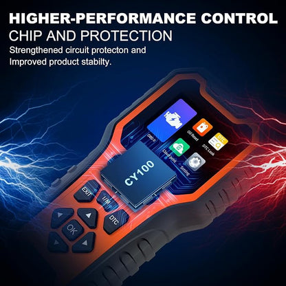 OBD2 Scanner, Code Reader OBDII Scan Tool for Check Engine Light/Oil Light Reset, Fast and Accurate Fault Diagnostic Scan Tool for Car 1996+, 2.8'' Color Screen