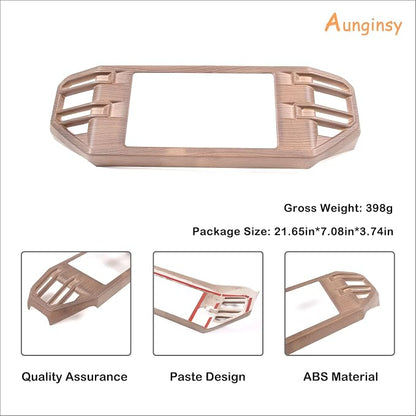 Aunginsy Center Console Air Outlet Trim Cover Compatible with Toyota Tundra/Sequoia 2022-2026, Air Conditioner A/C Vent Panel Large Frame Decorative Cover Protector ABS Accessories, for 8-inch Screen