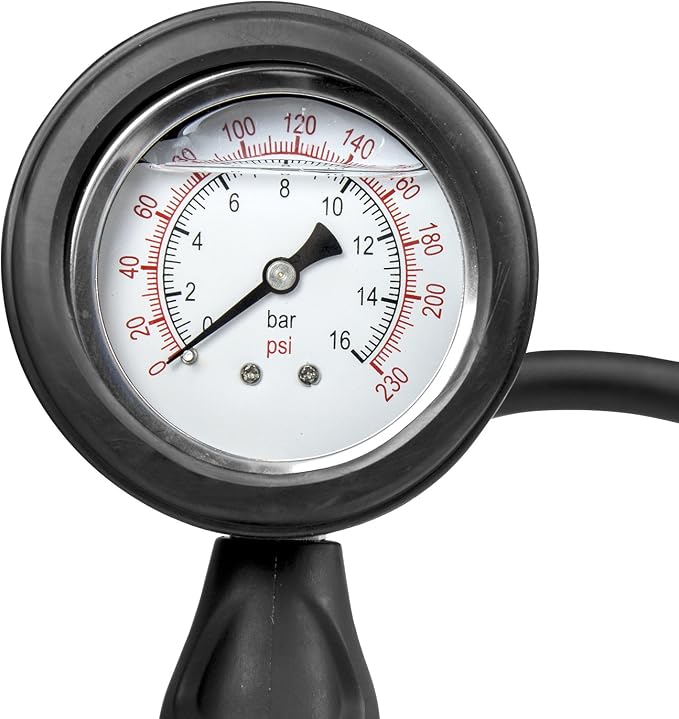 Freeman Analog Tire Inflator with Oil-Filled Pressure Gauge | FS4ATI