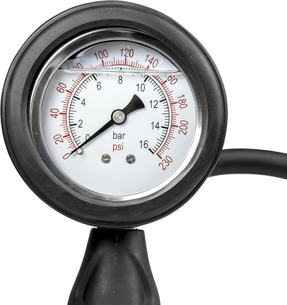 Freeman Analog Tire Inflator with Oil-Filled Pressure Gauge | FS4ATI