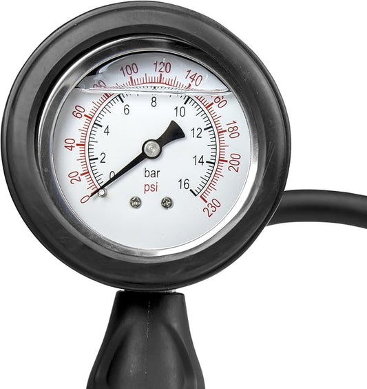 Freeman Analog Tire Inflator with Oil-Filled Pressure Gauge | FS4ATI