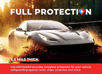 ColorFusion PPF by VViViD, Gloss GT Silver Dry Apply PPF Vinyl Car Wrap Roll 10ft x 5ft