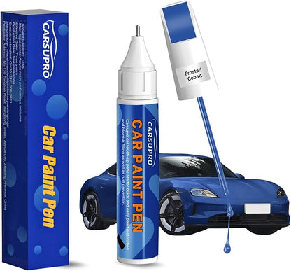 Blue Touch Up Paint for Cars,Car Paint Touch Up Pen for Deep Scratches,Car Scratch Repair Pen Auto Scratch Remover for Easy to Use and Fix(Frosted Cobalt)