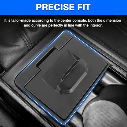 Autorder Coin Holder for Toyota Tacoma 2016-2023 Accessories - Armrest Insert Center Console Organizer with Coin Slot - ABS Plastic Secondary Storage Box