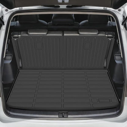Floor Mats for VW Atlas 2018-2026, for Volkswagen Atlas TPE Floor Mats, ONLY 7 Bench Seats, NOT for Cross Sport, Non-Slip Waterproof Front& Rear& 3rd Row & Cargo & Backrest Mats
