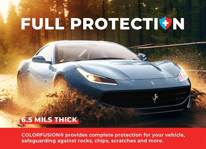 ColorFusion PPF by VViViD, Gloss China Blue Dry Apply PPF Vinyl Car Wrap Roll 1.3ft x 5ft