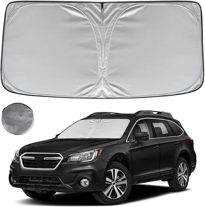 KAYZT Windshield Sun Shade for 2015-2019 Subaru Outback Wagon Foldable Sunshade Front Window Custom Fit Car Accessories