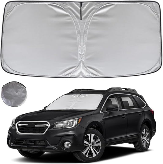 KAYZT Windshield Sun Shade for 2015-2019 Subaru Outback Wagon Foldable Sunshade Front Window Custom Fit Car Accessories