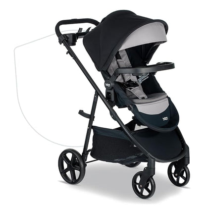 Britax Willow S Infant Car Seat with Alpine Base, ClickTight Technology & Brook+ Modular Baby Stroller, Ultra-Lightweight Infant and Toddler Stroller with SafeWash Insert