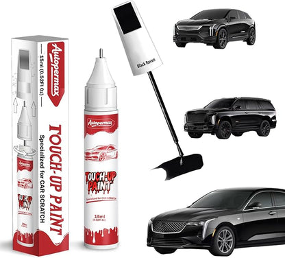 Black Raven(GBA/WA8555) Car Touch Up Paint for Cadillac, Color Accurate Two-In-One Car Paint Scratch Repair Pen, Professional Scratch Remover for Vehicles Chips and Nicks Scuff
