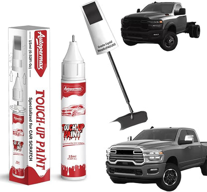 Granite Crystal Metallic(PAU/LAU) Car Touch Up Paint for Ram, Color Accurate Two-In-One Car Paint Scratch Repair Pen, Professional Scratch Remover for Vehicles Chips and Nicks Scuff