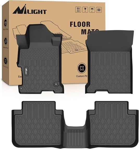 Nilight TPE Floor Mats for Honda Accord Sedans 2013 2014 2015 2016 2017, All Weather Custom Fit Heavy Duty Floor Liners