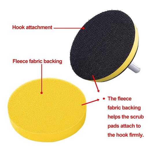 13PCS Buffing Pads 3 Inch Car Polishing Pads Kit Car Foam Sponge Pads Wool Bonnet Pads Auto Body Repair Pad for Waxing Buffing Sealing Glaze (3Inch)
