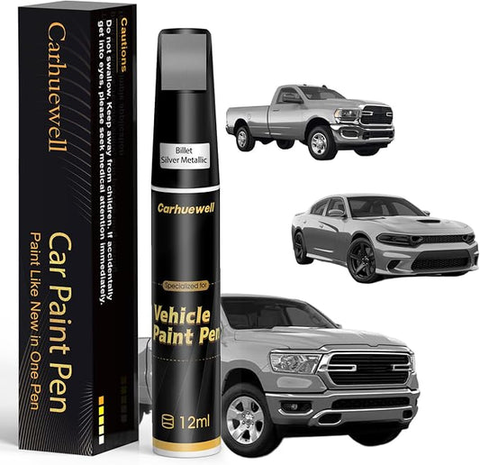 Touch Up Paint for Ram Billet Silver Metallic(PSC/JSC) Car Touch Up paint Genuine Exact Color Code Compatible With Ram Vehicle
